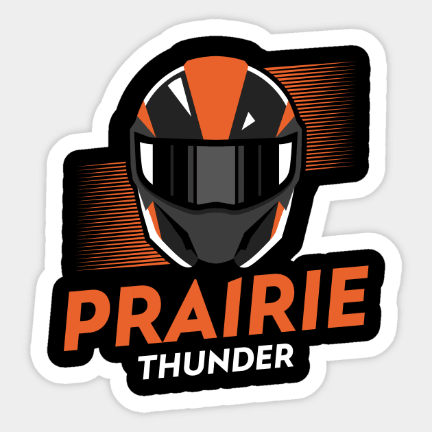 Prairie Thunder Sticker by Canada Tees